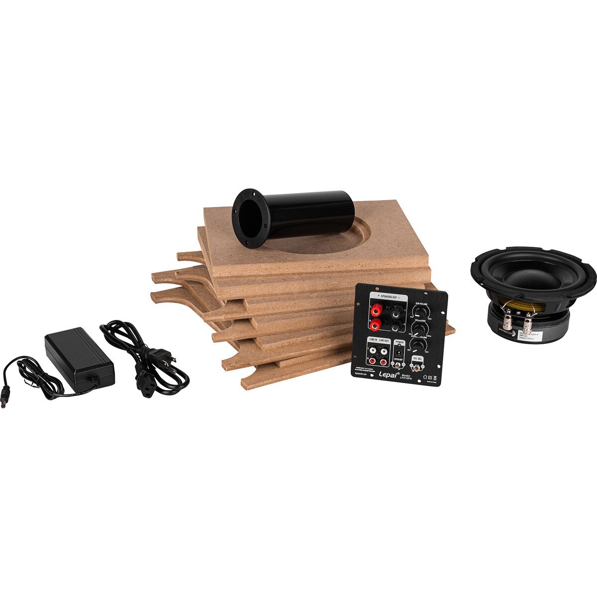 Dayton Audio 61/2" Down Firing Active Mini Subwoofer Kit with 2.1